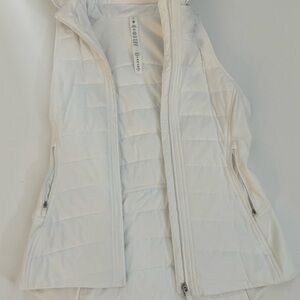 Lululemon Athletica Cream Puffer Vest